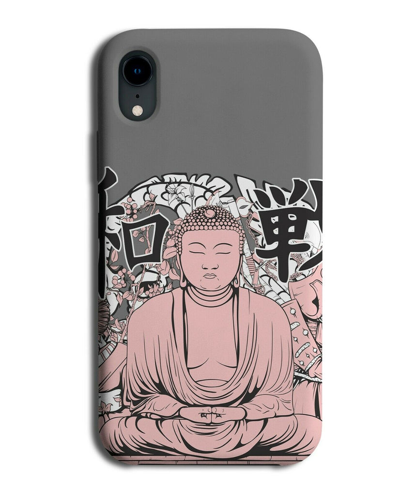 Pink Buddha Statue Phone Case Cover Monk Sensei Teacher Picture Japanese E358
