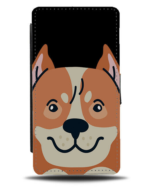 Cartoon Bulldog Face Photo Phone Cover Case Bull Dog Head Funny Present J072