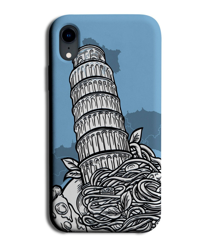 Funny Italian Stereotype Phone Case Cover Leaning Tower Pisa Spaghetti Food P138