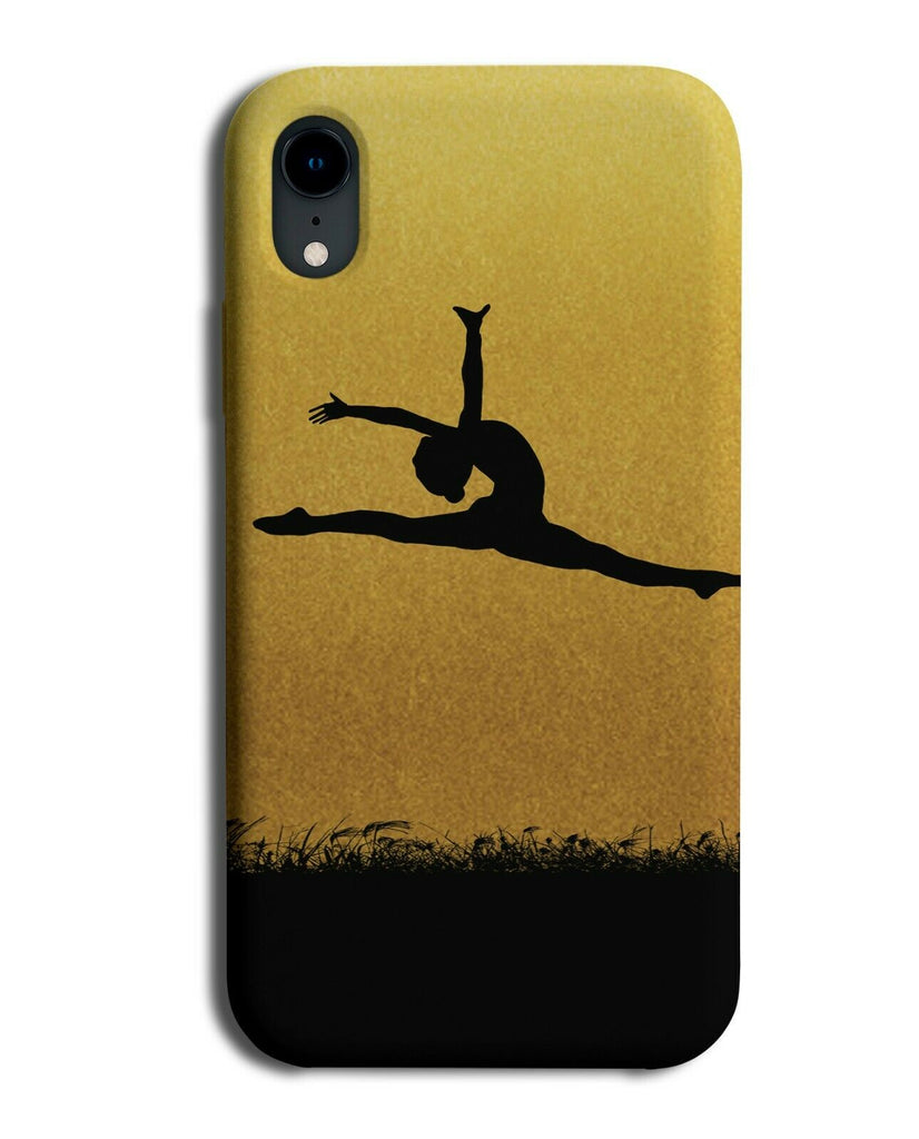 Gymnastics Phone Case Cover Dancer Dancing Kit Dancing Gold Golden i594