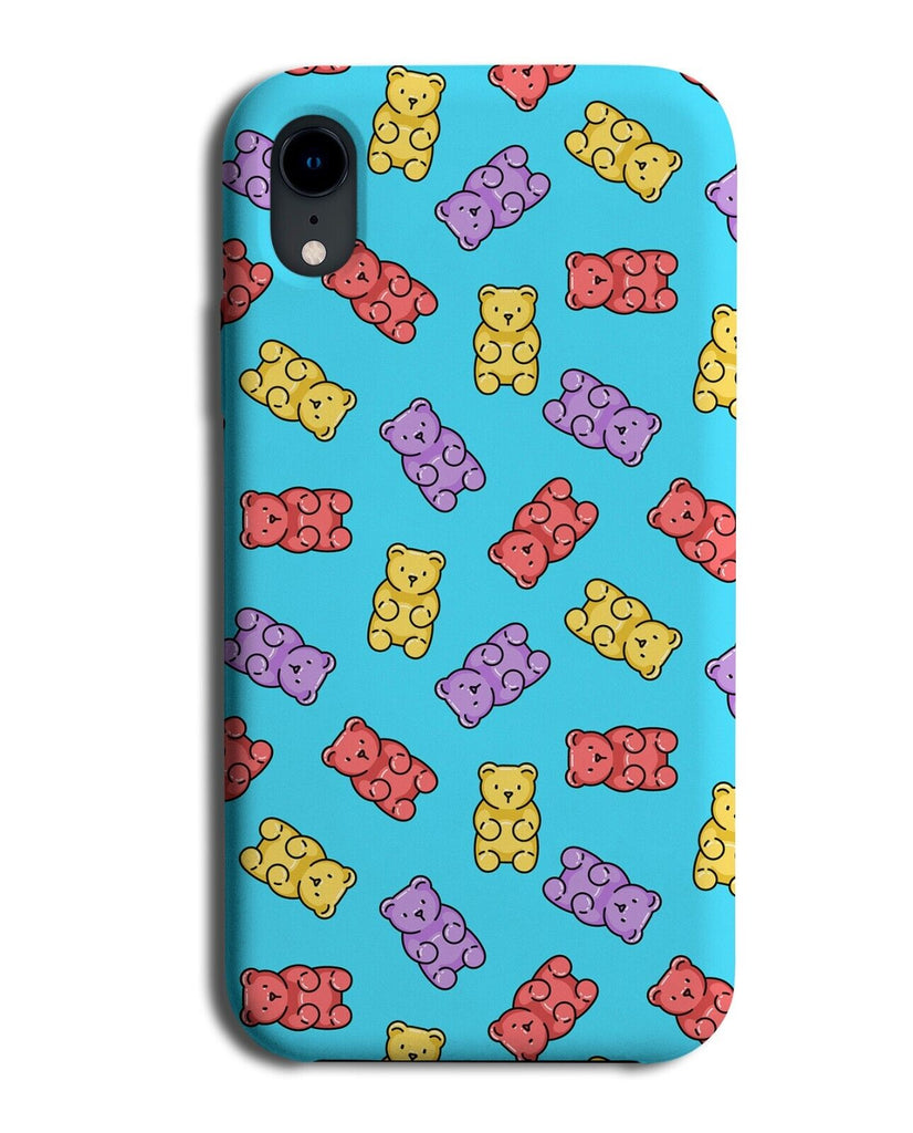 Retro Gummy Bear Sweets Pattern Phone Case Cover Gummies Candy Bears Kids P082