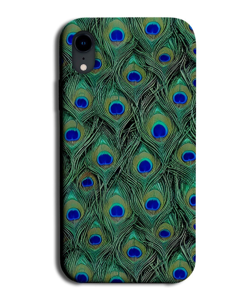 Peacock Feathers Design Pattern Phone Case Cover Feather Bird Birds Exotic CI80