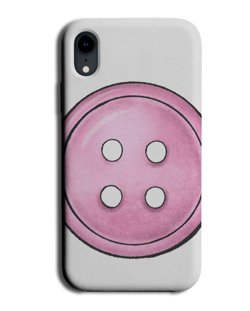 Pink Button Design Phone Case Cover Crafty Arts and Crafts Sewing Vintage BS58