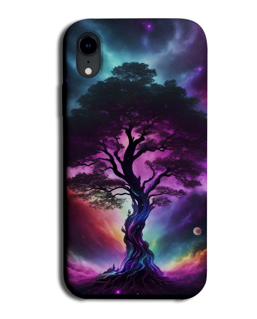 Galaxy Tree Phone Case Cover Shape Stars Colourful Space Trees Magical Cool CA65