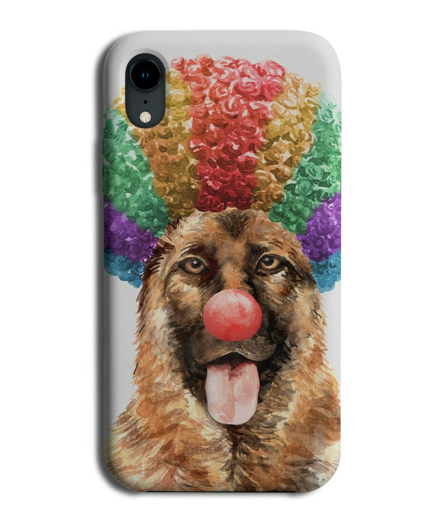 German Shepherd Clown Phone Case Cover Clowns Colourful Wig Alsatian K707