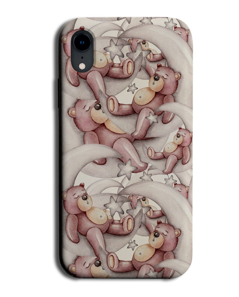 Cute Baby Bear Pattern Phone Case Cover Sleeping Bears Adorable Babies Sky BI19