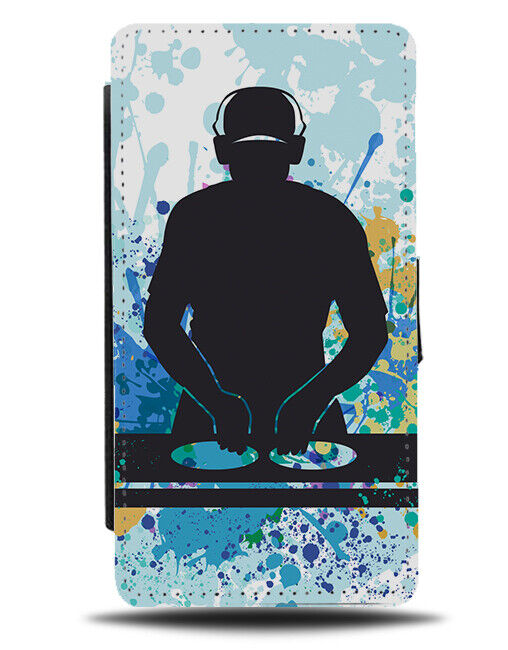 Colourful Paint Explosion DJ Design Phone Cover Case Mixing Decks Outline J270