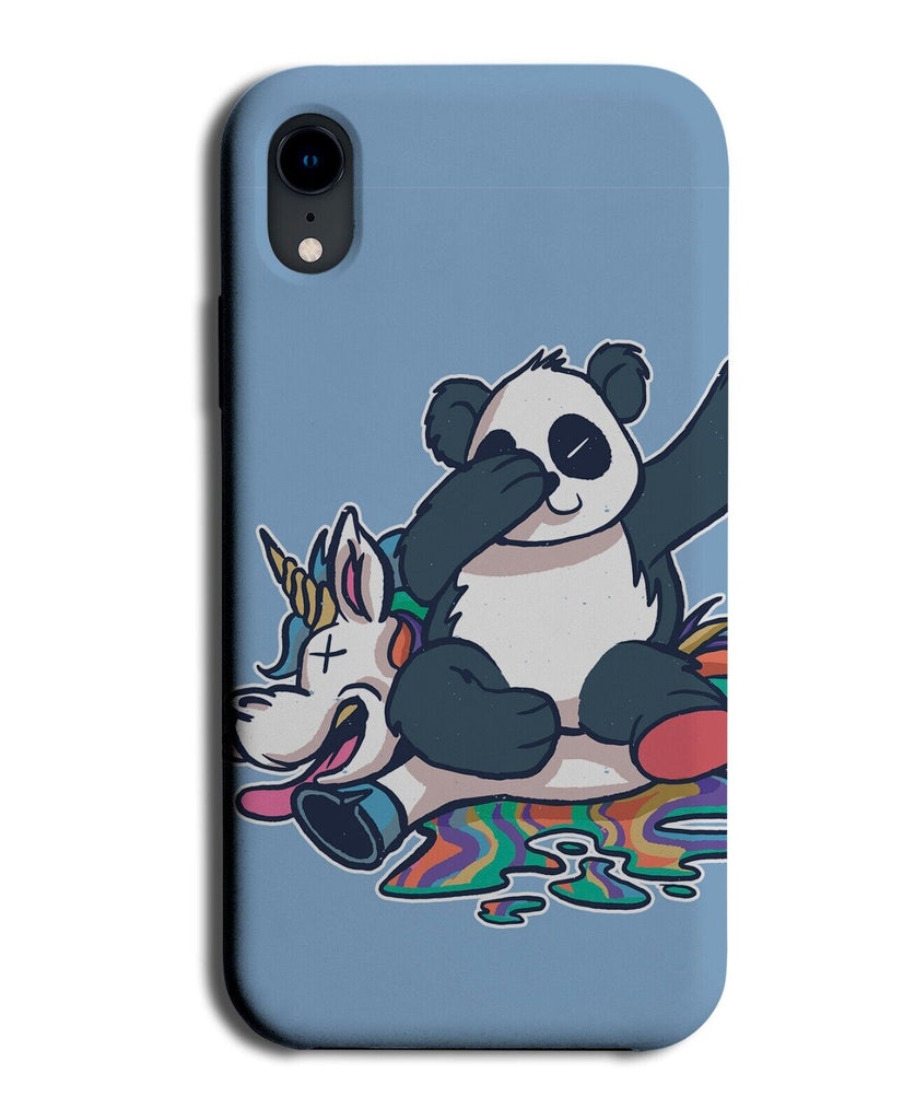 Funny Dabbing Panda Phone Case Cover Over Dead Unicorn Cartoon Rude Dabbing Q032