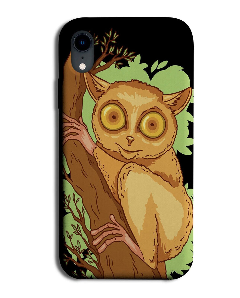 Tarsier Phone Case Cover Monkey Tarsiers Eye Eyes Animal On Tree Climbing P180