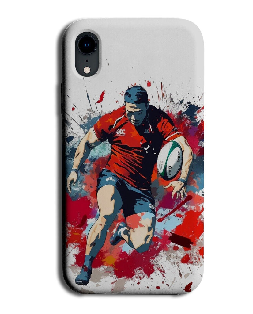 Rugby Kicker Phone Case Cover Kick Player Man Mens Team Male Kicking Ball DF58