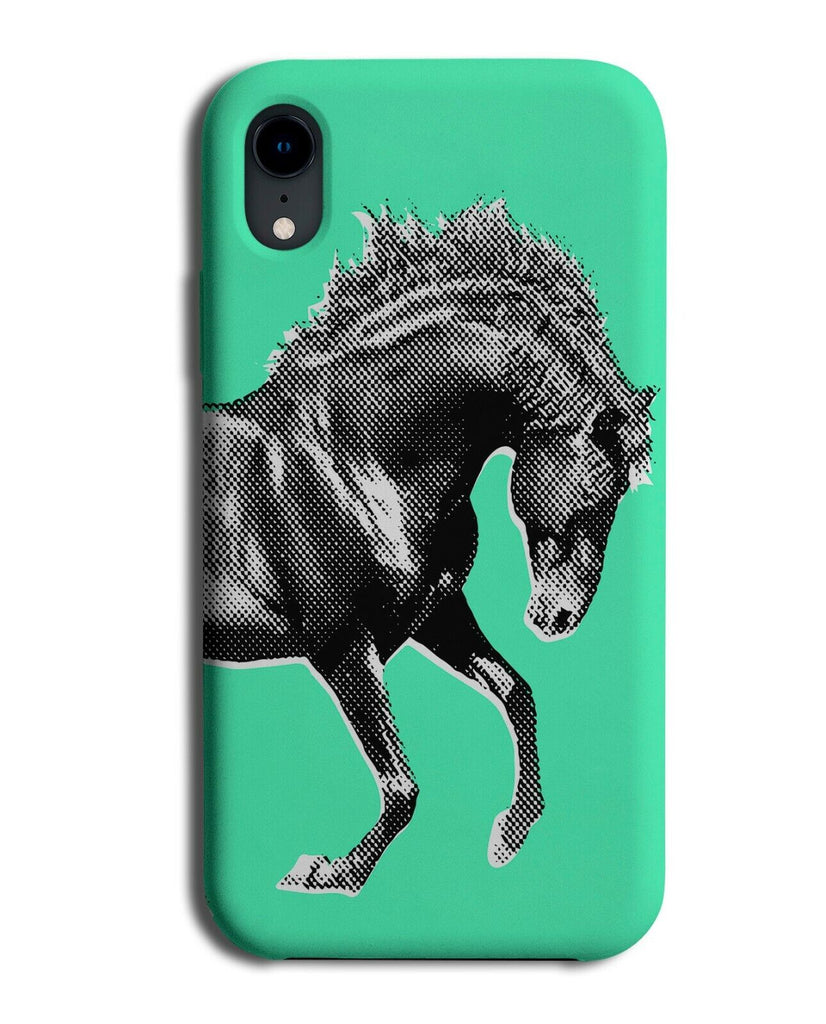Neon Horse Popart Phone Case Cover Pop Art Coloured Horses Shapes Stallion J561