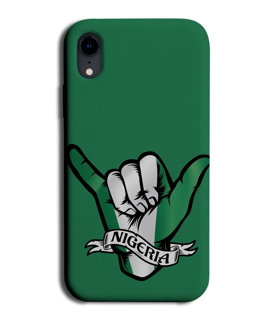 Novelty Nigerian Flag Phone Case Cover Funny Mens Boys Nigeria Fun Design DE89