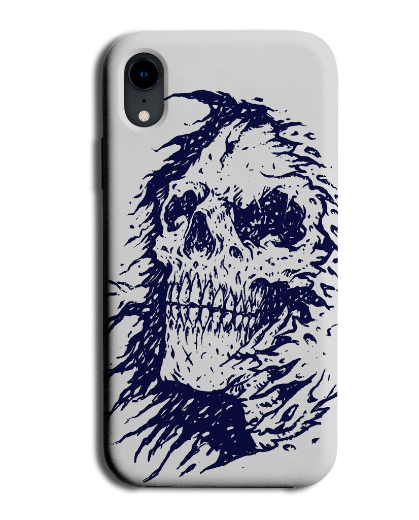 Horror Grim Reaper Face Phone Case Cover Scary Creepy Reapers Skeleton Q756