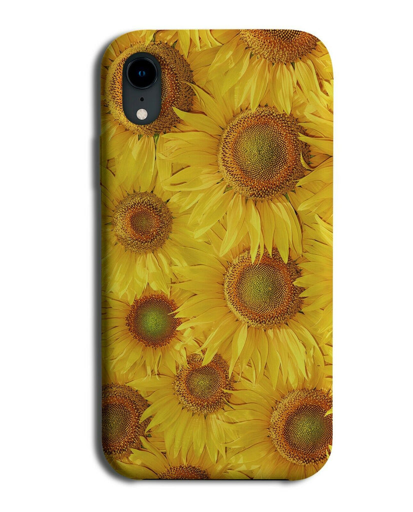 Summer Sunflowers Phone Case Cover Phonecase Sunflower Sun Flower Yellow D845