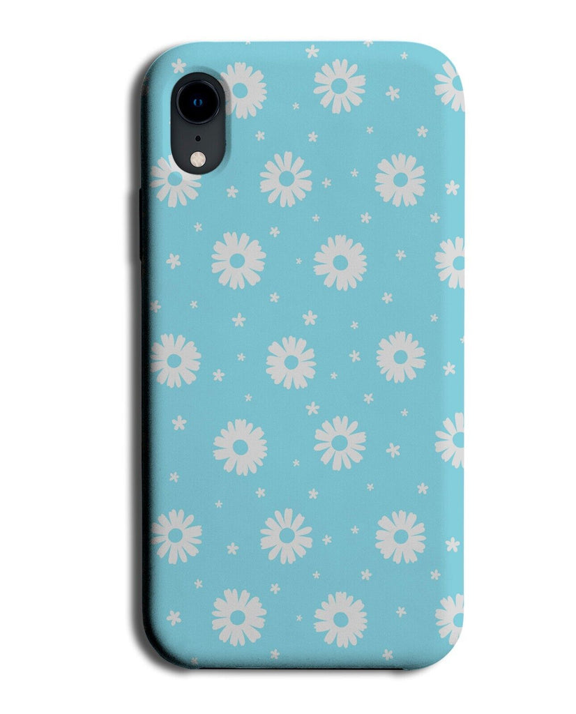 Baby Blue Daisy Phone Case Cover Flowers Shapes Symbol Shape Coloured Q779C