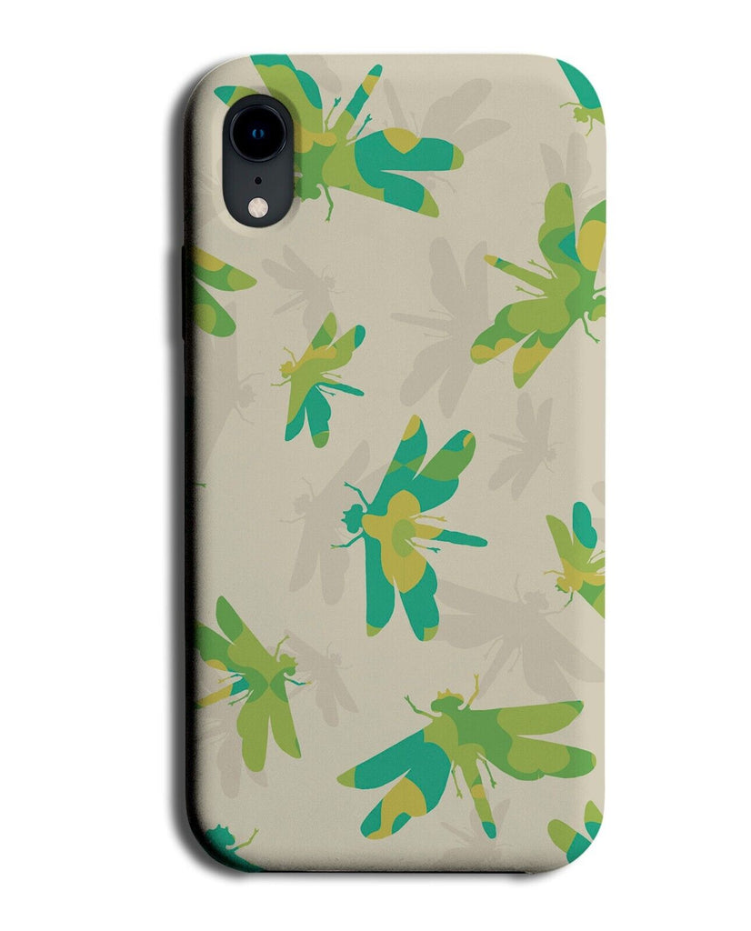 Green Dragonfly Pattern Phone Case Cover Dragon Flies Dragonflies Insects P742