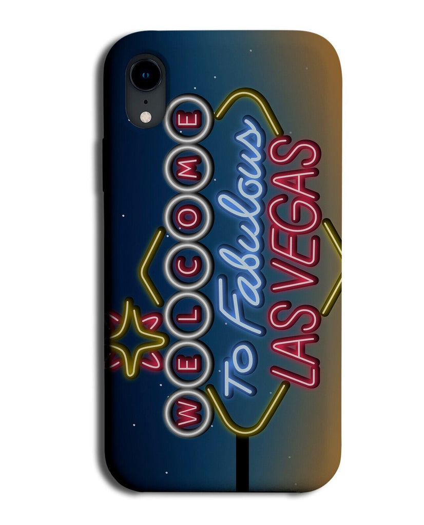 Neon Las Vegas Sign Design Phone Case Cover Nevada Entrance Novelty Print P933