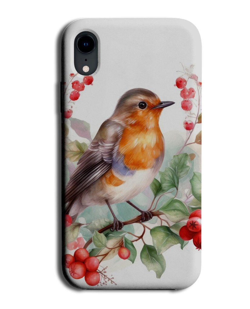 Red Robin Painting Phone Case Cover Robins Body Bird BIrds Belly Bellied BE71