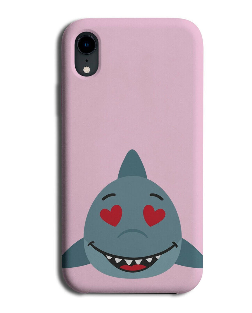 Loved Up Shark Phone Case Cover Love Heart Eyes Loveheart Eye Shapes K263