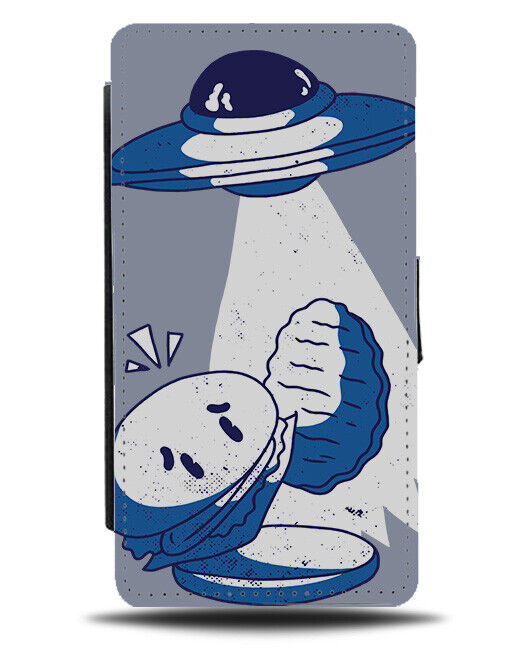 Hamburger Abduction Phone Cover Case Funny Burger Bun UFO Spaceship Space J083