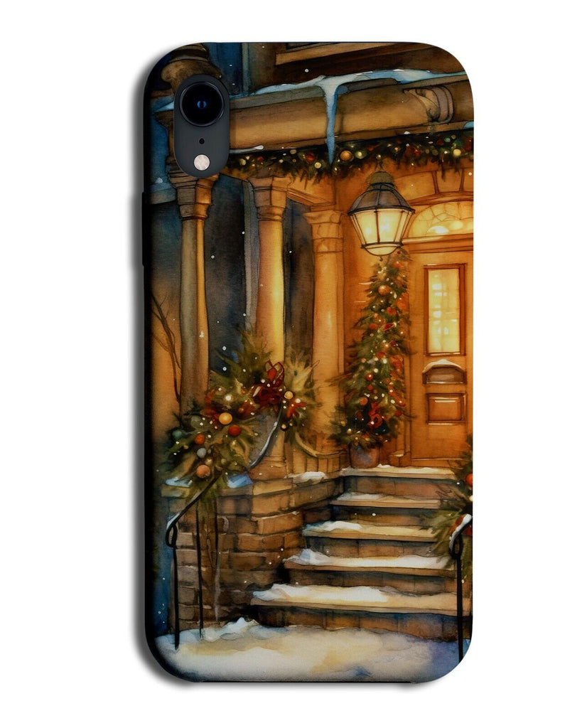 Victorian England Christmas Steps Phone Case Cover British Photo Card Cards CT78