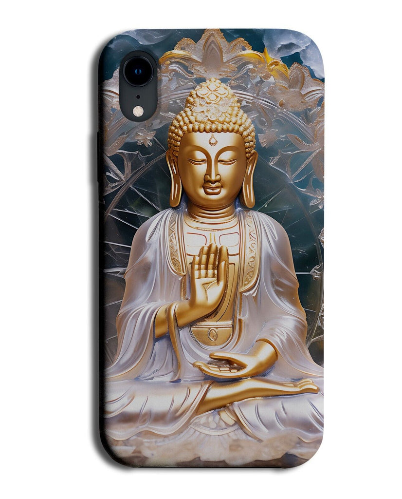 Golden Buddha Statue Design Phone Case Cover Buddhas Gold Mediating God DC96