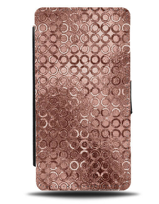 Rose Gold Shades Flip Wallet Case Design Pattern Girls Girly Print G598