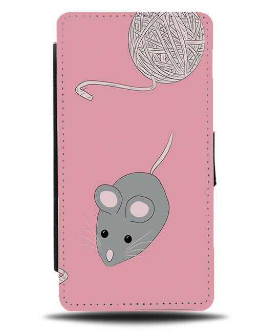Cute Cats Toy Mouse Flip Wallet Case Mice Cat Pet Pets Design Toys F004