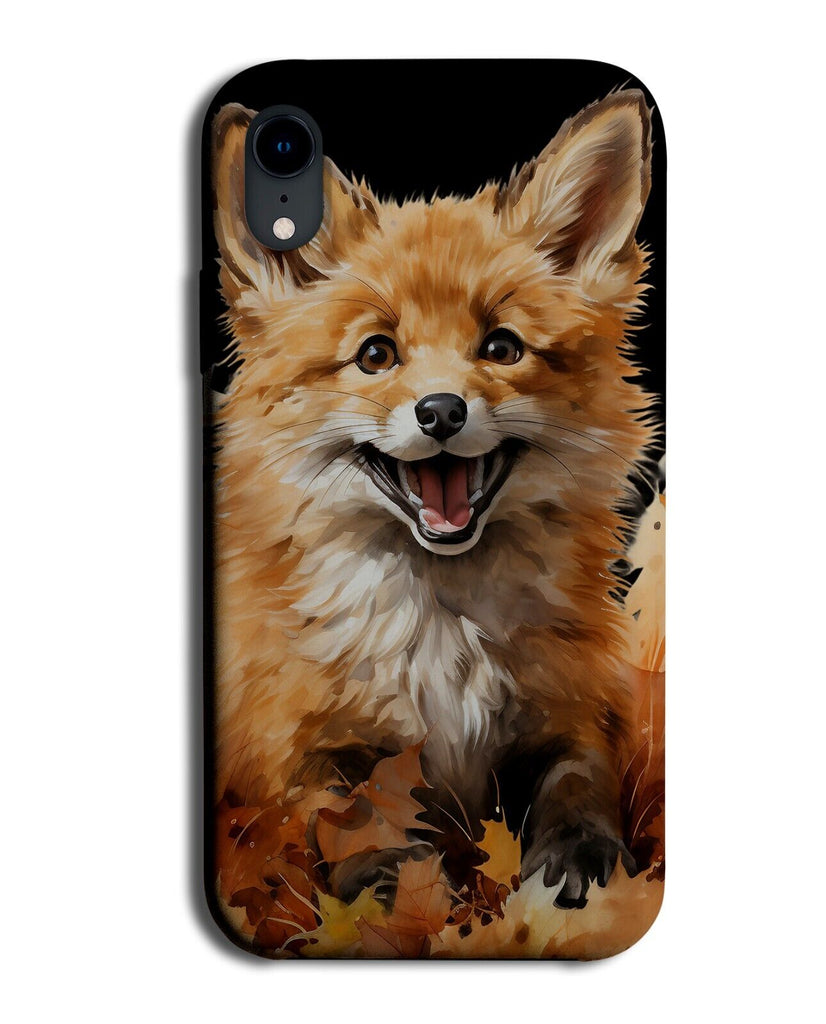 Happy Baby Fox Phone Case Cover Foxes Foxs Fox's Autumn Woodland Animal CY84