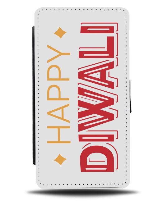 Happy Diwali Flip Wallet Case Festival Of Lights Hindu Sikh Buddhism Indian J573