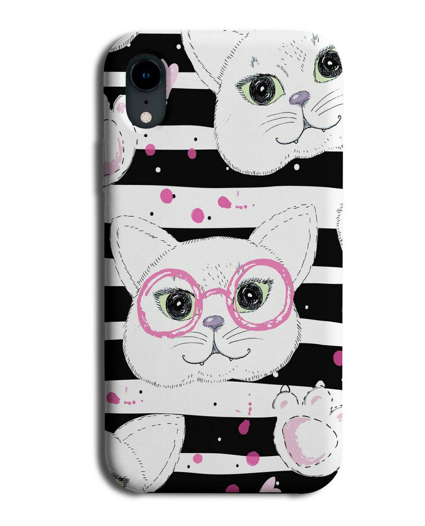 Retro 60s Cat Phone Case Cover Cats Fancy Dress Funny LOL Kitten Face F451