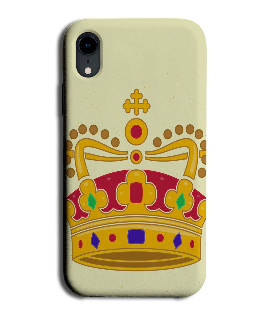 Cartoon Kings Crown Phone Case Cover King Crowns Shape Design Prince Gold P611