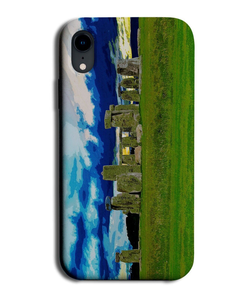 Stonehenge Picture Phone Case Cover Photograph Landmark Stones Henge Britis P395