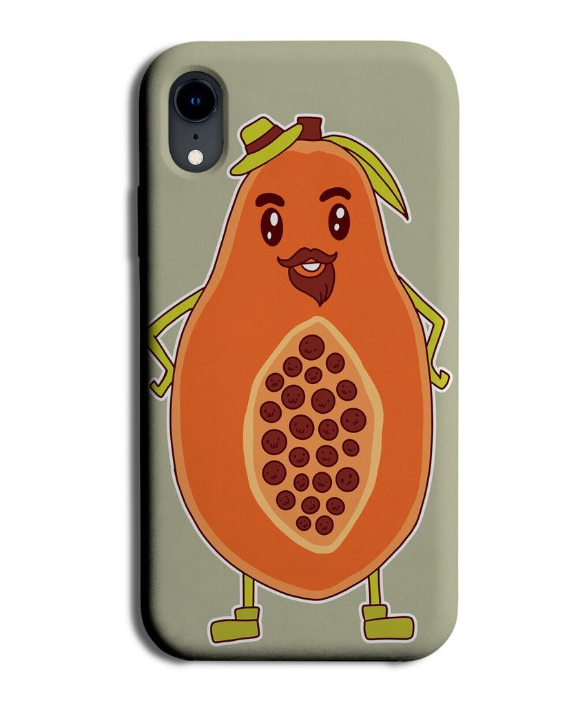 Stylish Papaya Fruit Phone Case Cover Funny Papayas Character Kids Orange P131