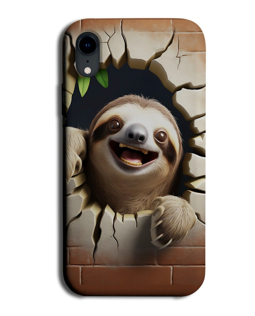 Sloths Bust Through The Wall Design Phone Case Cover 3D Design Style Print CV70