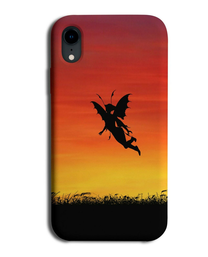 Fairy Silhouette Phone Case Cover Fairies Sunset Sunrise Photo i240