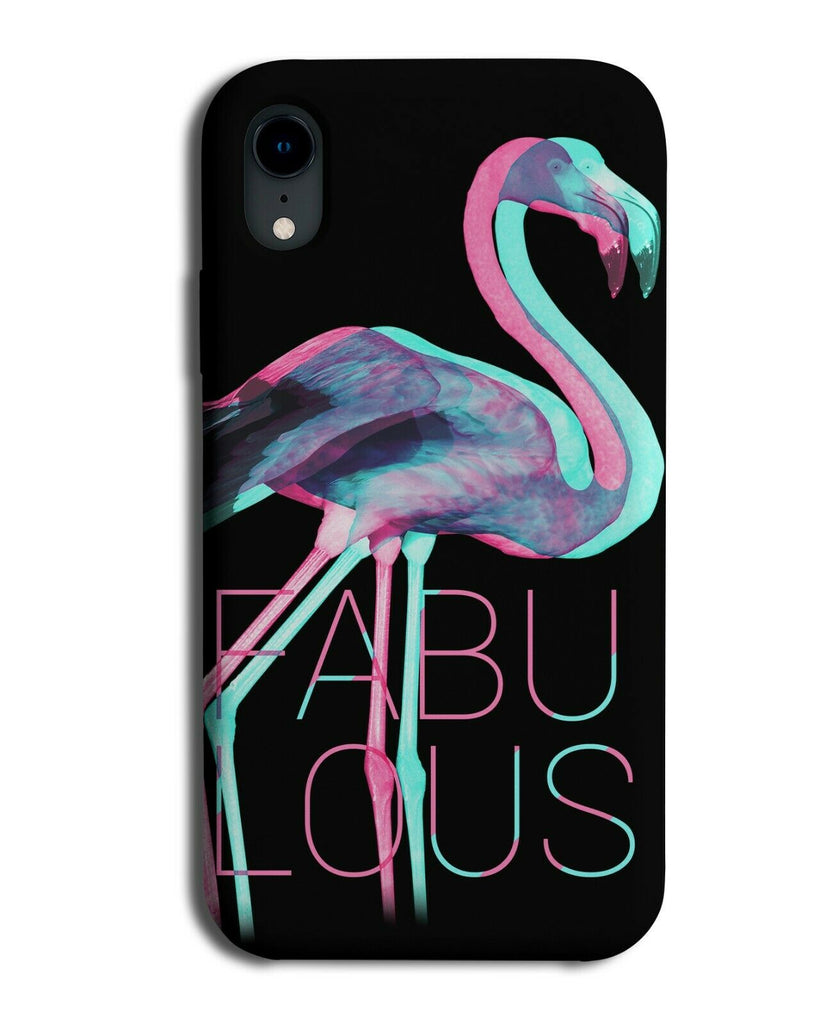 Neon Trippy Colourful Flamingo Phone Case Cover Abstract Weird Colours E126