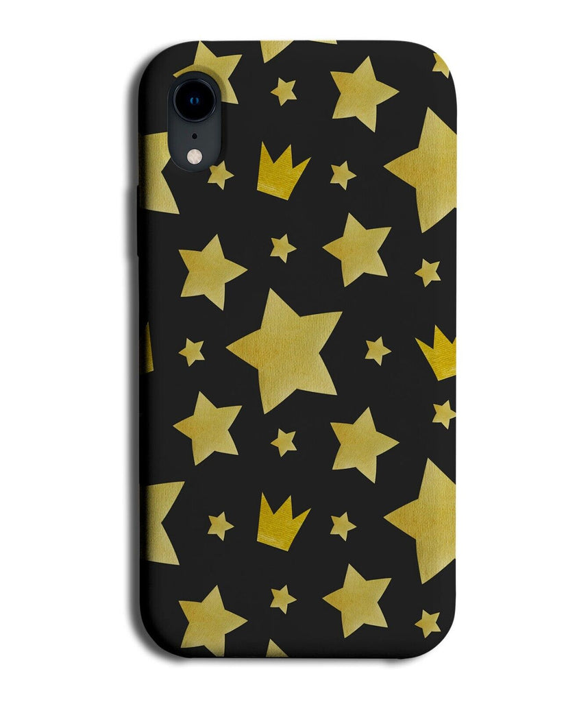 Stars and Crowns Phone Case Cover Star Crown Queen King Pattern Design BD48