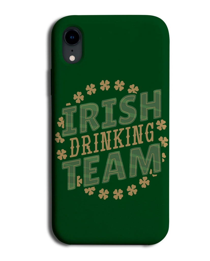 Irish Drinking Team Phone Case Cover Ireland Stag Do Hen Emblem Logo Design J595