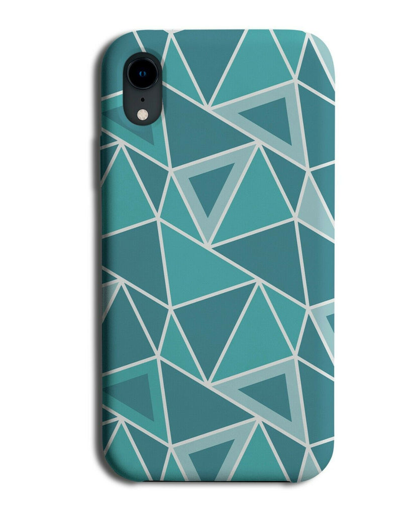 Dark Green Hectic Chaotic Shapes Phone Case Cover Fun Crazy Design Pattern H413
