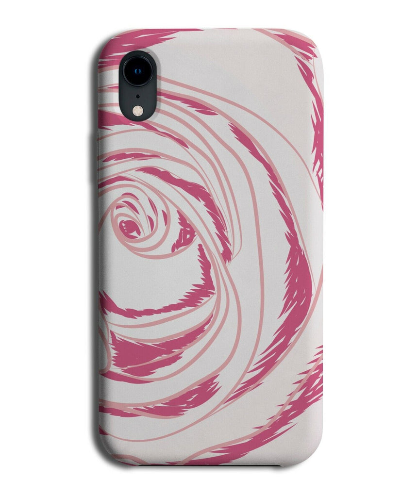 White and Pink Rose Petals Phone Case Cover Roses Buds Flowers Sketched K872