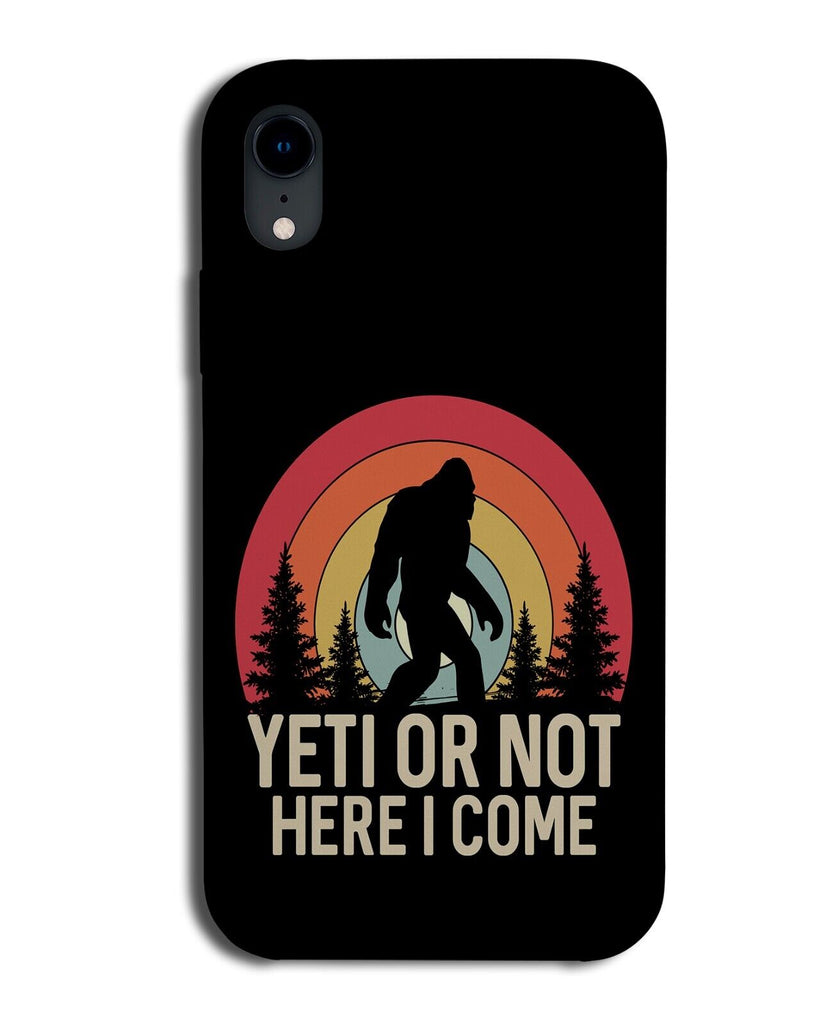 Funny Yeti Hide and Seek Phone Case Cover Yetis Monster Bigfoot Silhouette DH01