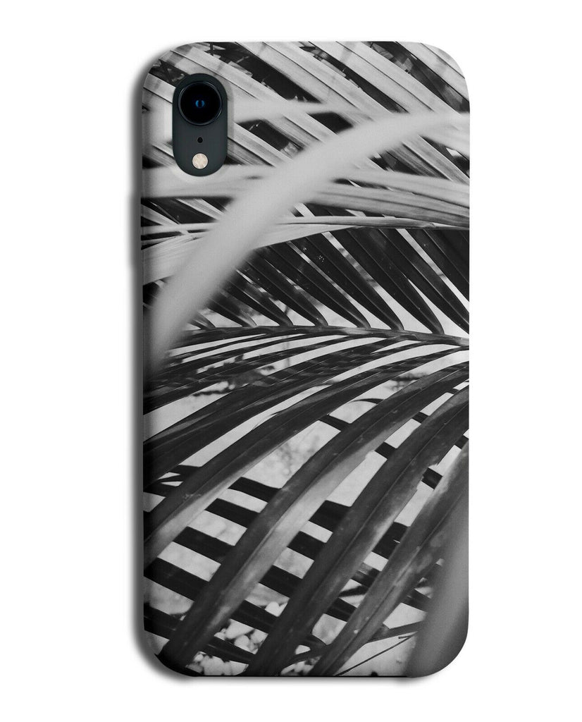 Black and White Palm Tree Jungle Stems Phone Case Cover Branch Branches G886