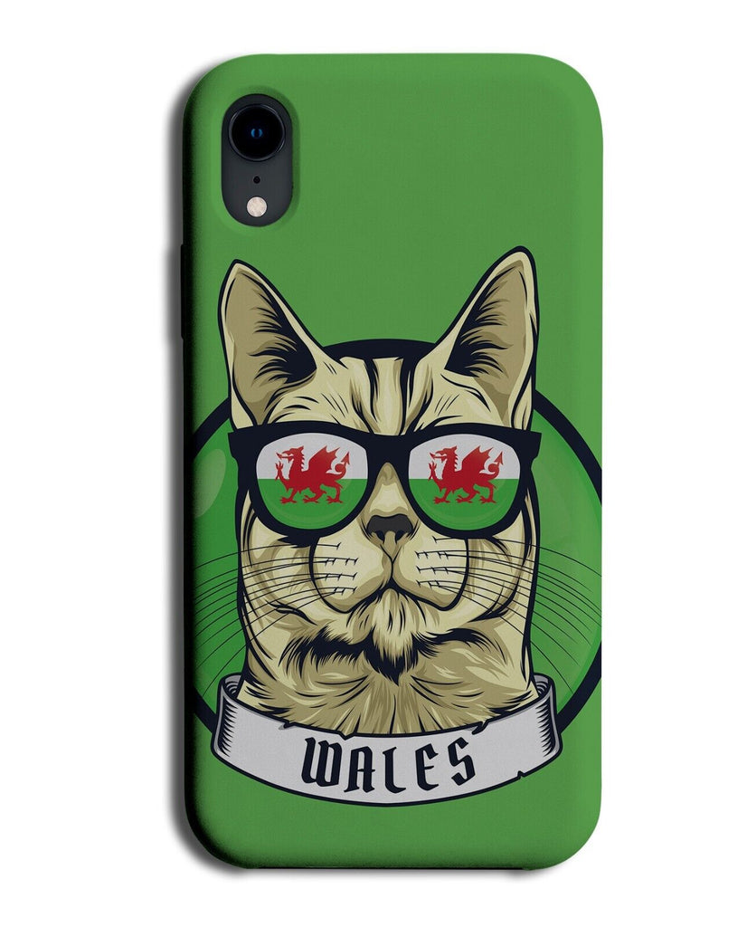 Welsh Cat Phone Case Cover Funny Novelty Wales Flag Sunglasses Cats Face DE20