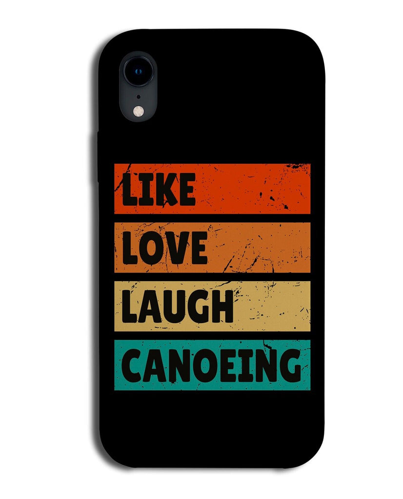 Funny Love Canoeing Phone Case Cover Canoe Gift Present Boat Race Canoes Q566
