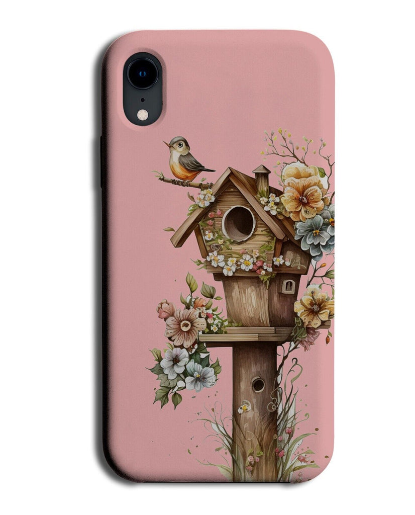 Pink Bird Box Phone Case Cover Birds House Spring Nature Robins Birdbox BF15