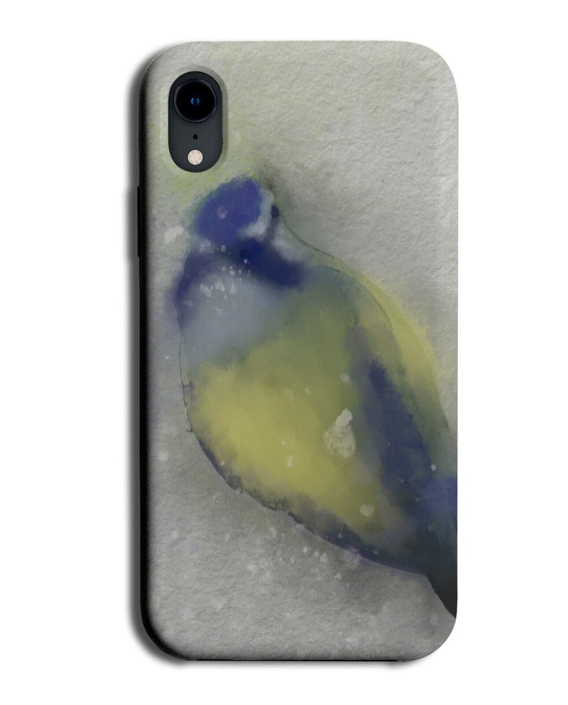 Fading Airbrush Blue Tit Bird Phone Case Cover Sparrow Sparrows Air Brush Q496