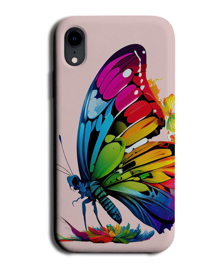 Colourful Butterfly Wings Phone Case Cover Wing Butterflies Rainbow Nature AF53