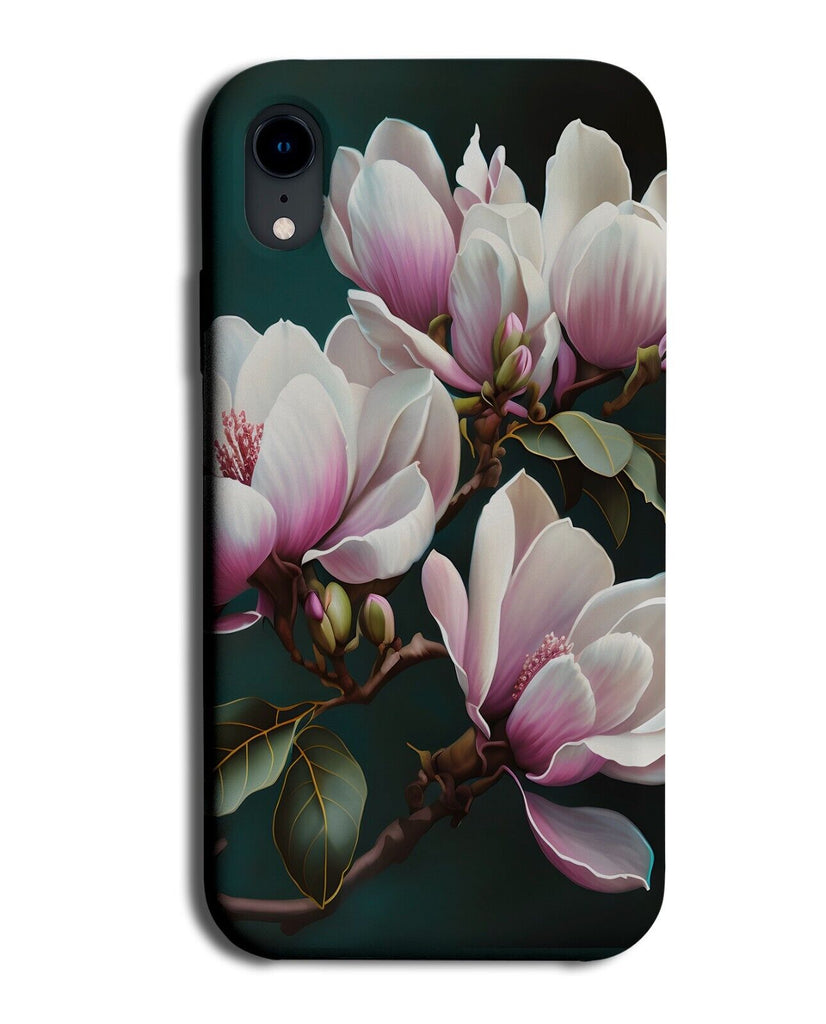 Magnolia Flower Phone Case Cover Magnolias Floral Pink Petals Photograph CH01