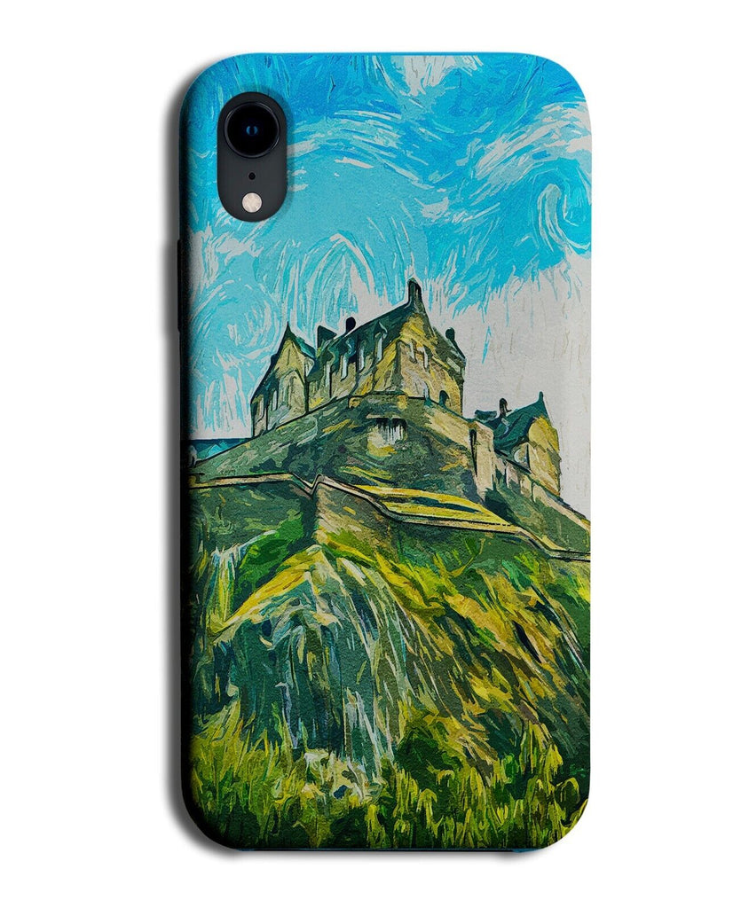 Edinburgh Castle Painting Picture Phone Case Cover Art Artwork Scotland Q956